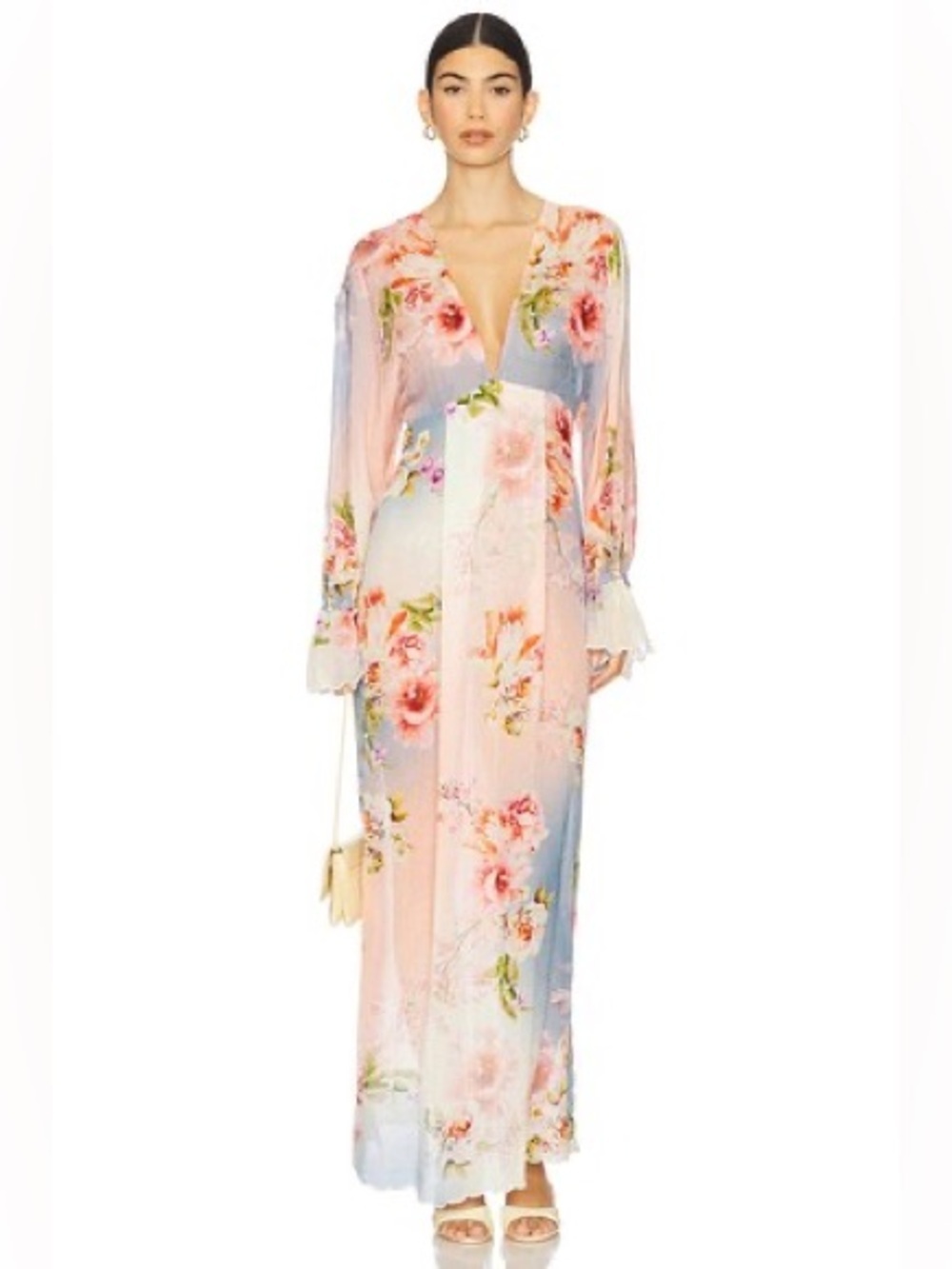 HEMANT & NANDITA Revolve Floral Maxi Dress NWT Size Small BESTSELLER
